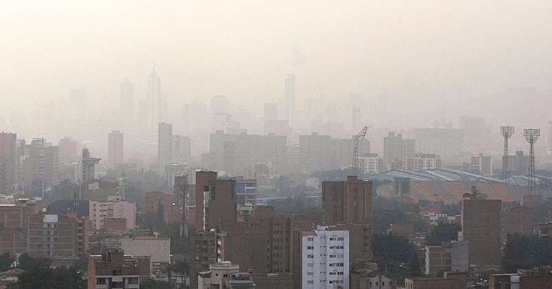 Medellín es una de las ciudades colombianas con mayores problemas reportados en materia de contaminación atmosférica. / AFP