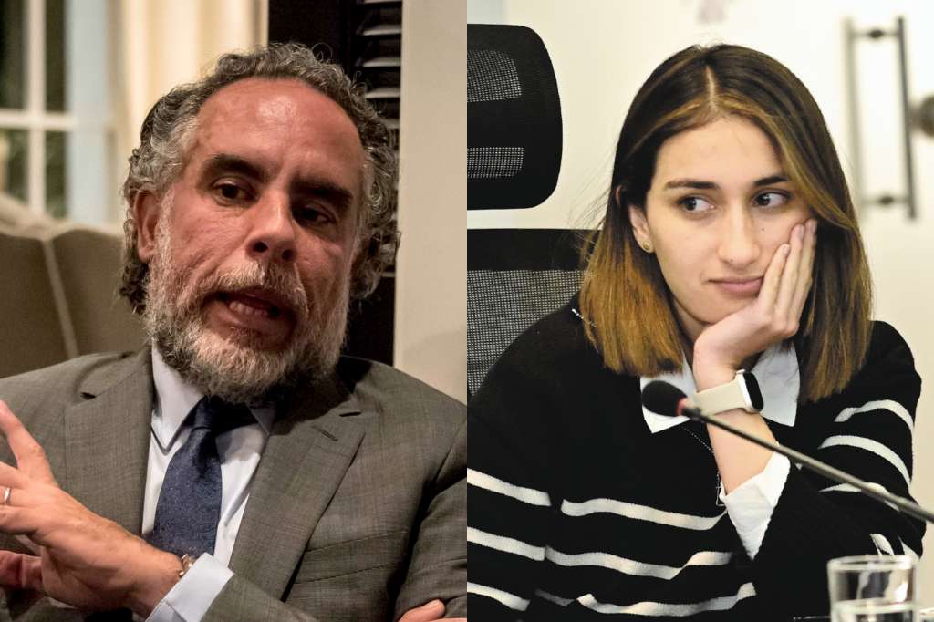 Laura Sarabia y Armando Benedetti.