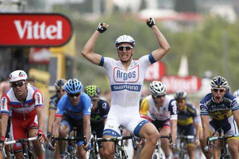 Marcel Kittel ganó la primera etapa del Tour de Francia