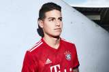 James presentó la nueva camiseta del Bayern Múnich para la próxima temporada