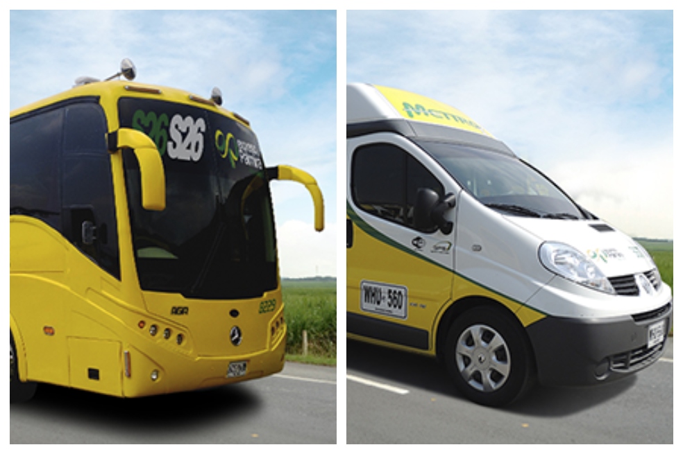 Fotos de los buses de la empresa Transportes Expreso Palmira.