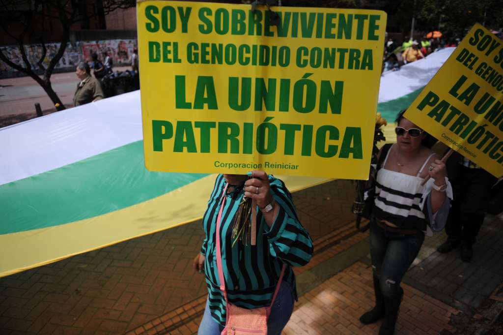 Conmemoración y marchas por las 6.528 víctimas del genocidio de la Unión Patriótica.