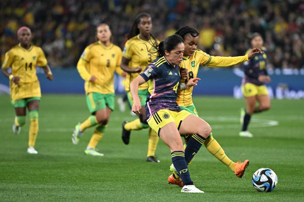 La volante de la selección de Colombia Diana Ospina, una de las once jugadoras de la nómina tricolor que compiten en la Liga BetPlay Femenina.