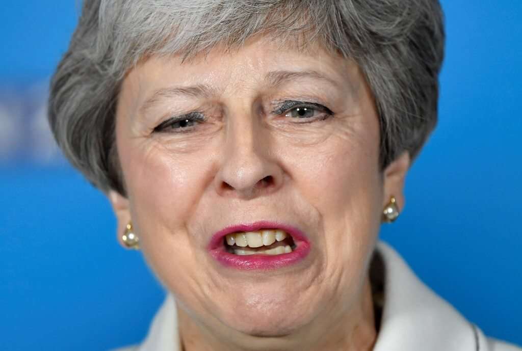 Theresa May, primera ministra del Reino Unido. / AFP