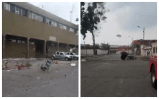 (VIDEO) Vea el fuerte vendaval que se llevó tejados y avisos en Bogotá