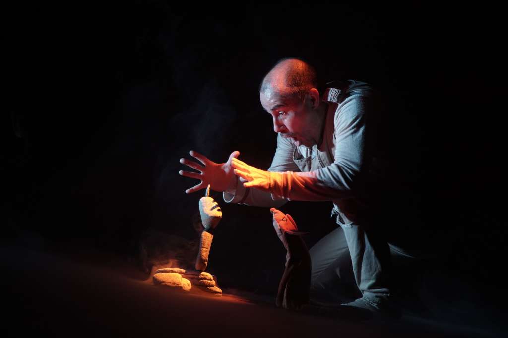 Imagen de la obra de teatro “Manú o la ilusión del tiempo”.