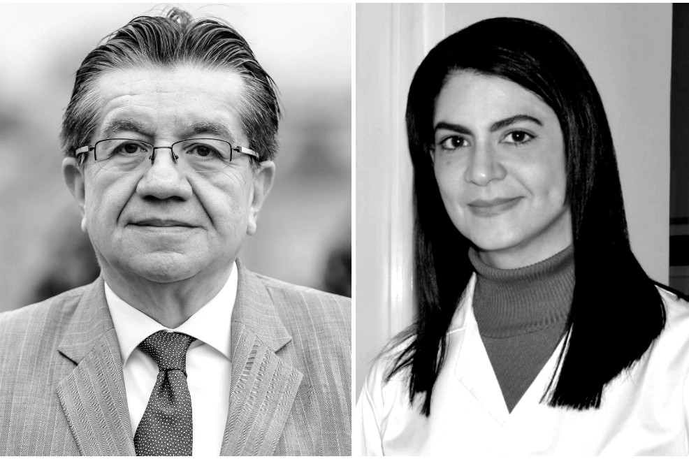 Fernando Ruiz, Ministro de salud, y Martha Ospina, Directora del Instituto Nacional de Salud.