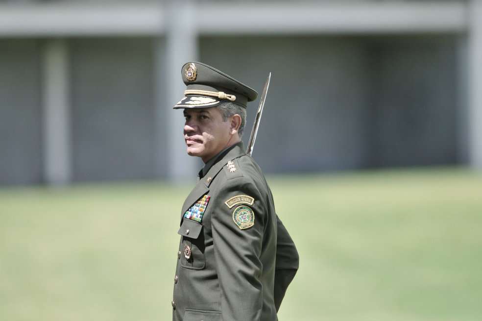 El comandante de la Policía, general José Roberto León Riaño. / Archivo