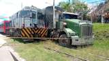 Tractomula colisionó contra el Tren de La Sabana: se reporta un herido