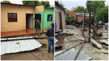 Vendaval en Sucre: a mujer le cayó la casa encima y no hay luz en 16 municipios