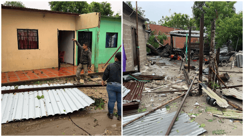 Vendaval en Sucre: a mujer le cayó la casa encima y no hay luz en 16 municipios