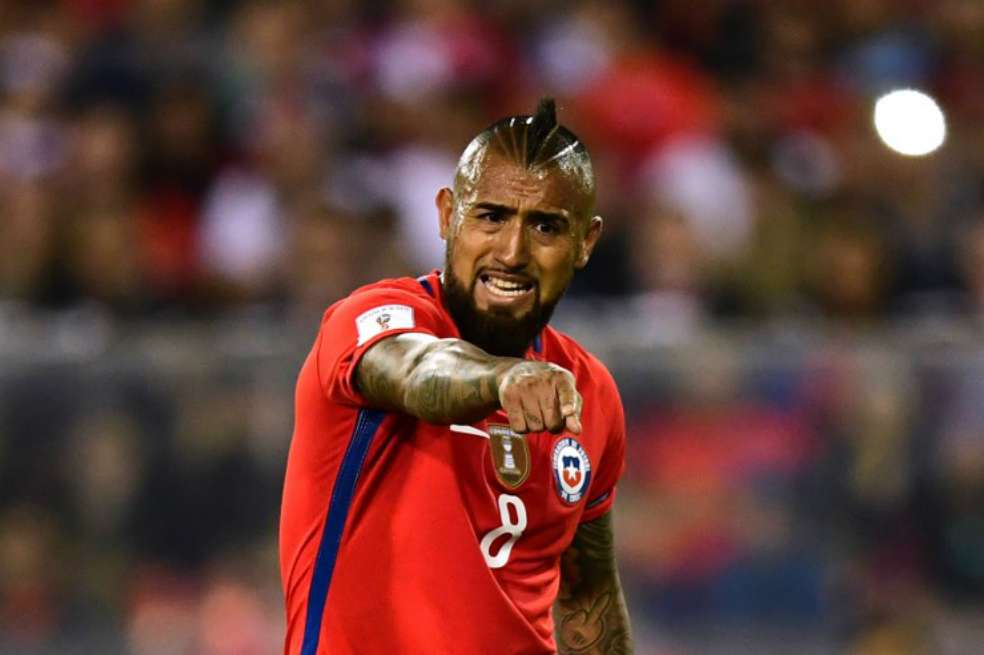 Arturo Vidal, jugador de la selección chilena