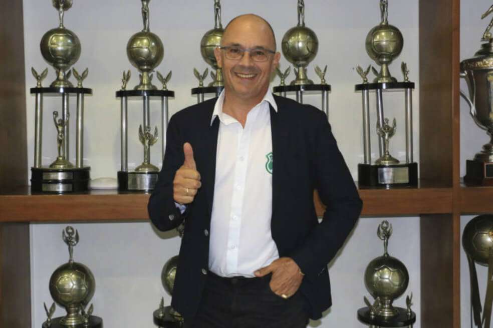 Alfredo Arias, entrenador uruguayo del club vallecaucano. / Deportivo Cali