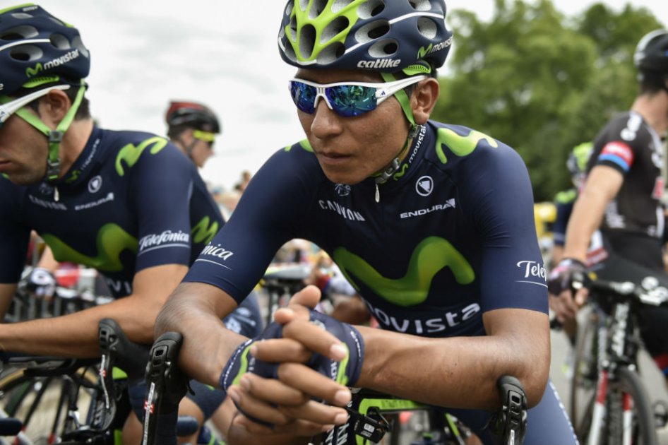 Nairo Quintana previo a la etapa 4 del Tour de Francia. Foto: AFP