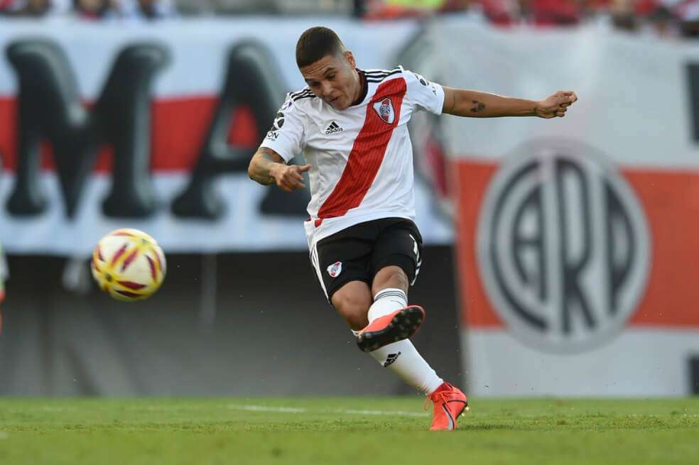 Quintero anotó tras asistencia de Lucas Pratto. / @CARPoficial