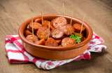 Chorizos con salsa de sidra, una delicia para el paladar