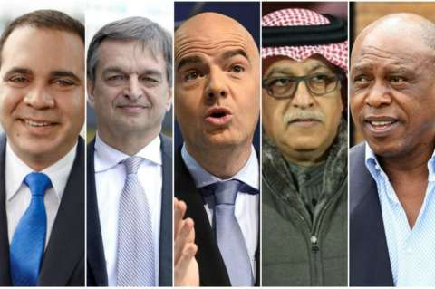 Estos son los cinco candidatos y sus programas a la presidencia de la Fifa