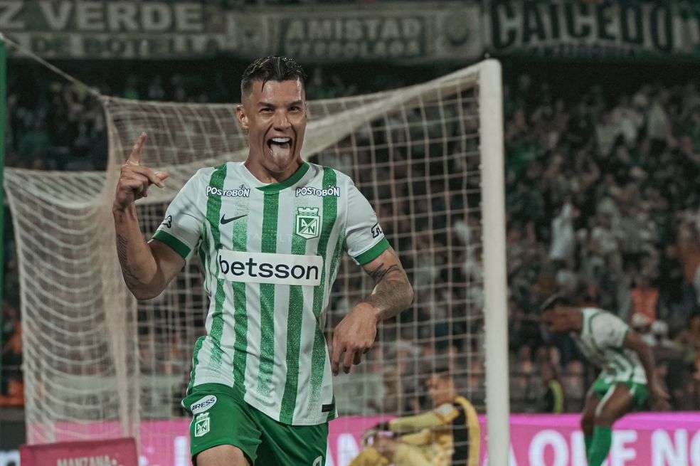 Mateus Uribe anotó el gol de la victoria en el partido entre Nacional y América (1-0).