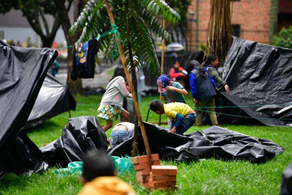 Nuevo asentamiento indígena en el Parque Nacional ubicado en Bogotá