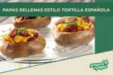 Deliciosas recetas con papa: haga unas papas rellenas estilo tortilla española