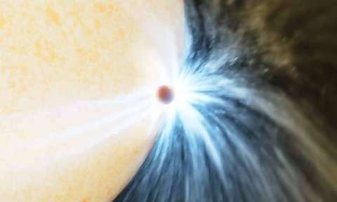 Capturan por primera vez el momento en que un planeta es ‘devorado’ por una estrella