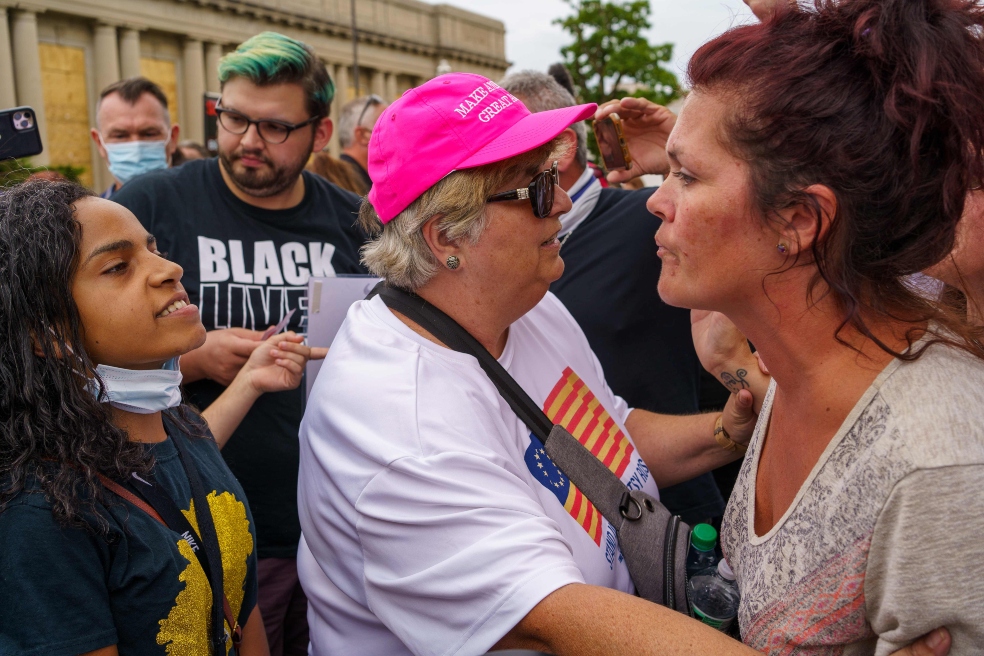 Kenosha, EE. UU. Protestas. Racismo 2020