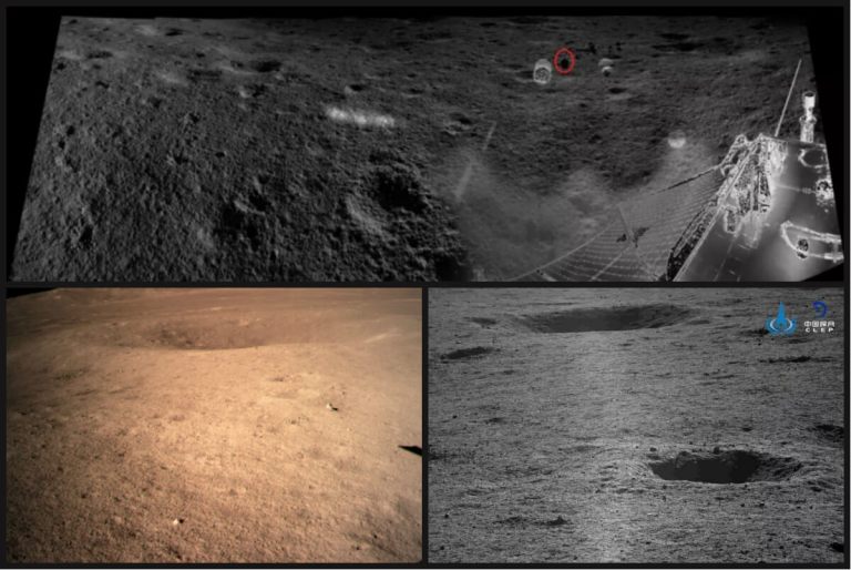 Rover chino Yutu 2 revela nuevas fotos del lado oscuro de la Luna