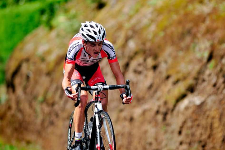 Ciclista colombiano Óscar Sánchez Foto: Marcela Bertozzi. Tomada de www.aldia.cr
