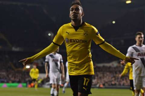 Aubameyang le anota doblete a Tottenham y ratifica clasificación del Dortmund
