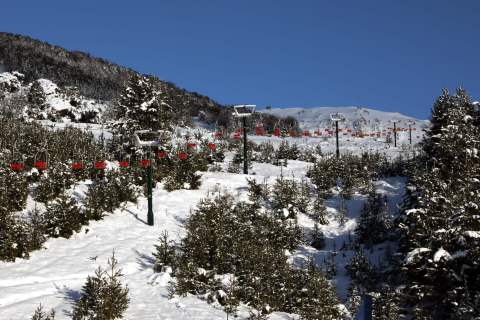 Bariloche bajo nieve, pero despojada de turistas