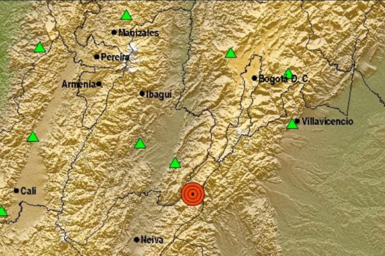 Temblor de 5,2 grados se sintió en Bogotá y el centro del país