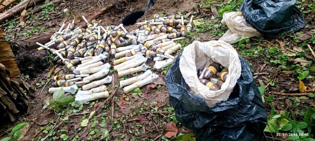 Artefactos decomisados por las Fuerzas Militares en Cauca./ Fuerzas Militares.