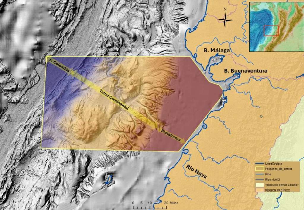 “ya tenemos el primer mapa morfológico del Pacífico colombiano”,