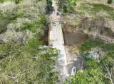 Trementino II: inician las obras del puente que reemplazará la estructura afectada