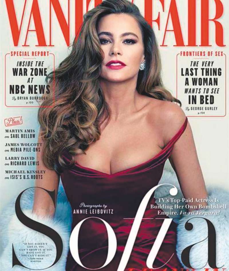 Sofía Vergara en "Vanity Fair" (2015), retratada por Annie Leibovitz.
/ Archivo