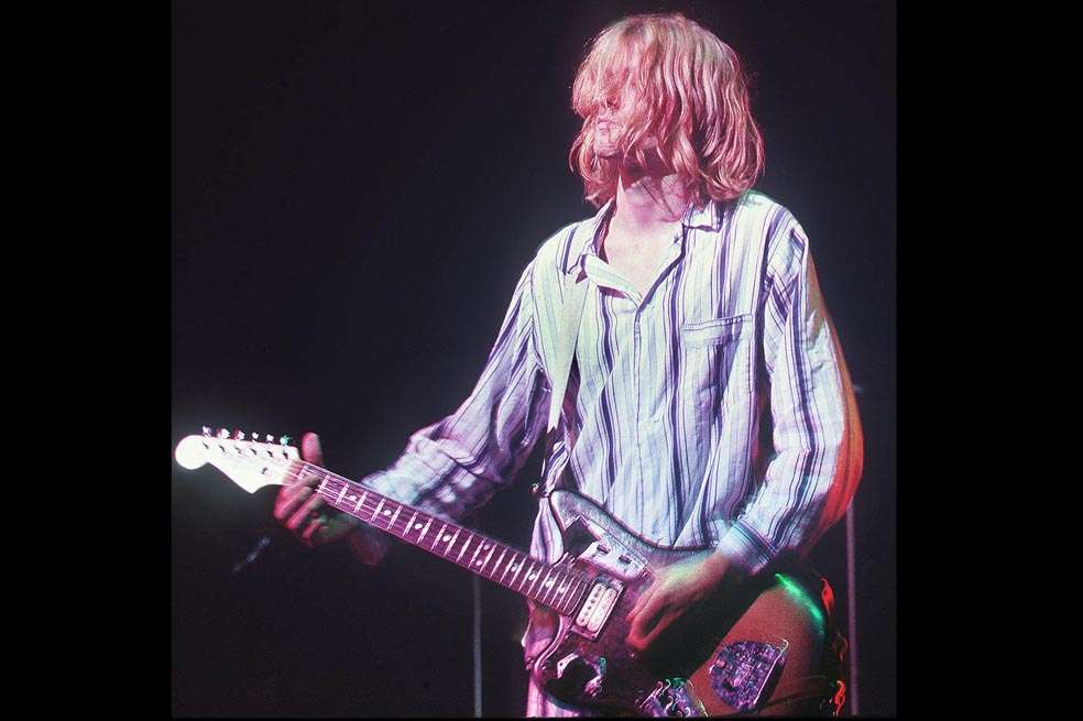 Kurt Cobain a finales de los 80.