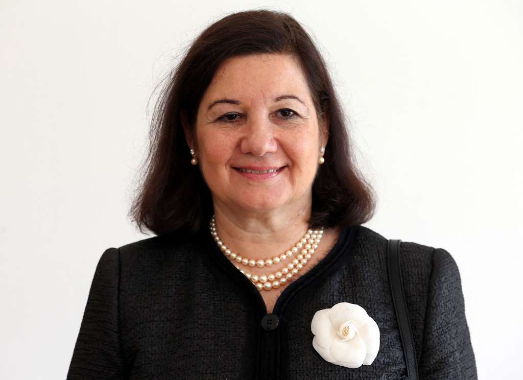 La embajadora de Brasil, Maria Luiza Ribeiro Viotti.
