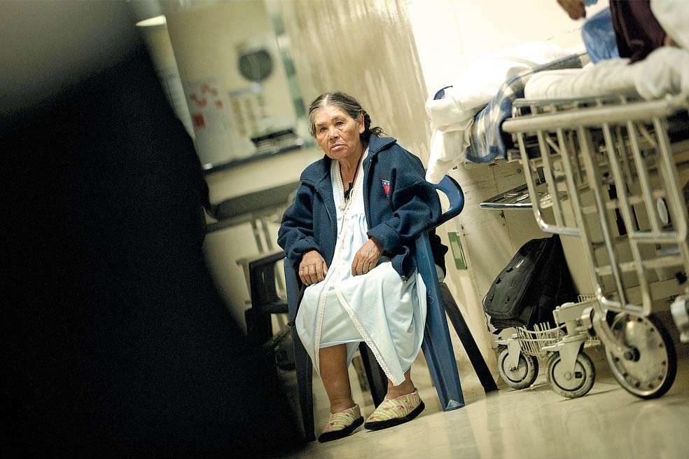 El 12 de enero de 2013 Ernestina Martínez salió de su casa entre los desechos y fue remitida al Hospital Simón Bolívar.