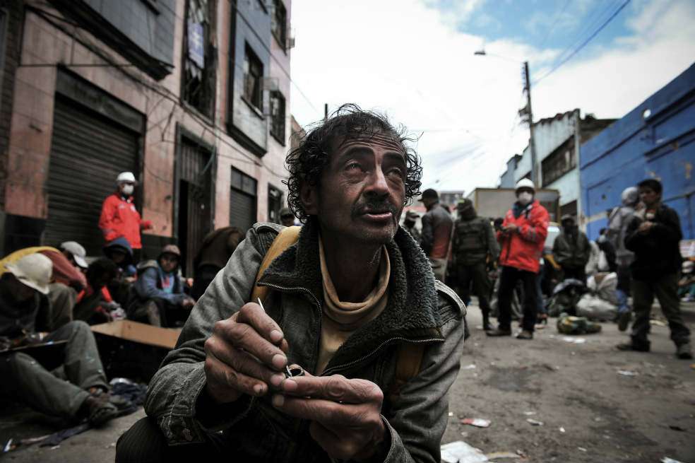 Un gran número de los consumidores problemáticos de bazuco se concentra en el Bronx. / Luis Ángel