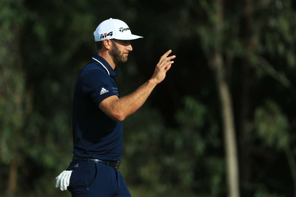 Dustin Jhonson, el mejor golfista del mundo. / AFP