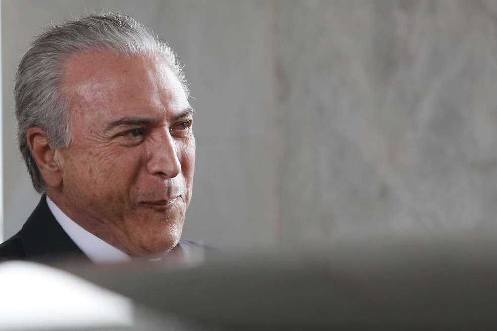 Michael Temer, presidente interino de Brasil.