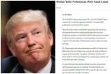 Psiquiatras y psicólogos advierten sobre la salud mental de Trump