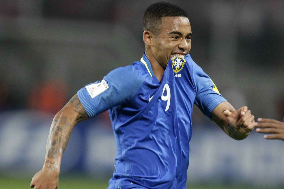 Gabriel Jesus, delantero del Manchester City y la selección de Brasil. / AFP