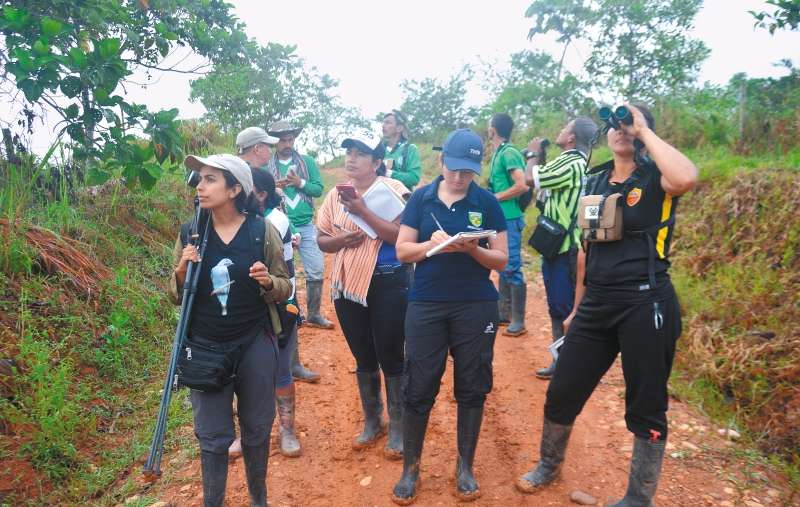 Nueve campesinos y tres indígenas de la comunidad inga, de la jurisdicción de Mononguete, en zona rural de Caquetá, se han encargado de recuperar los bosques de esa zona. / Fundación Natura