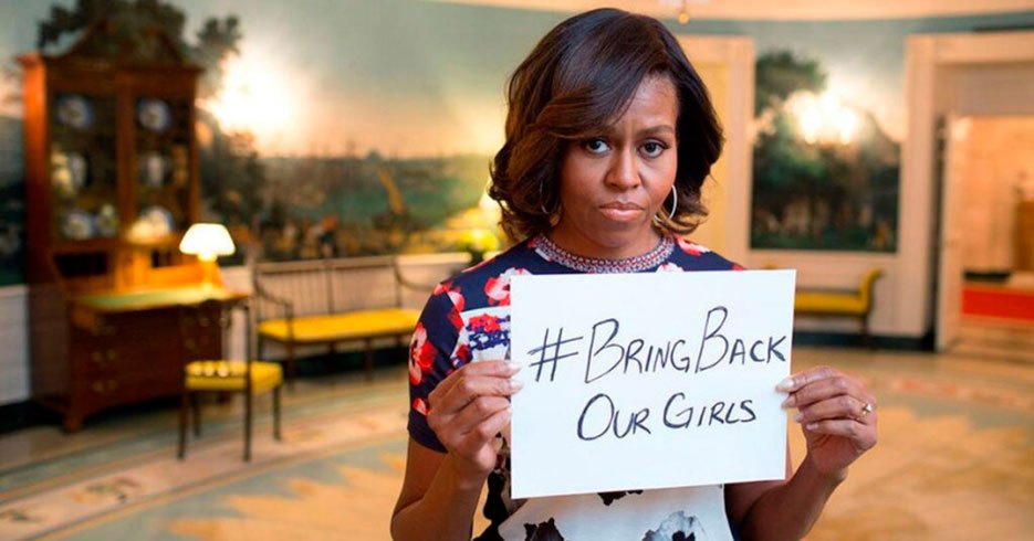 Famosos apoyan campaña contra secuestro de niñas nigerianas