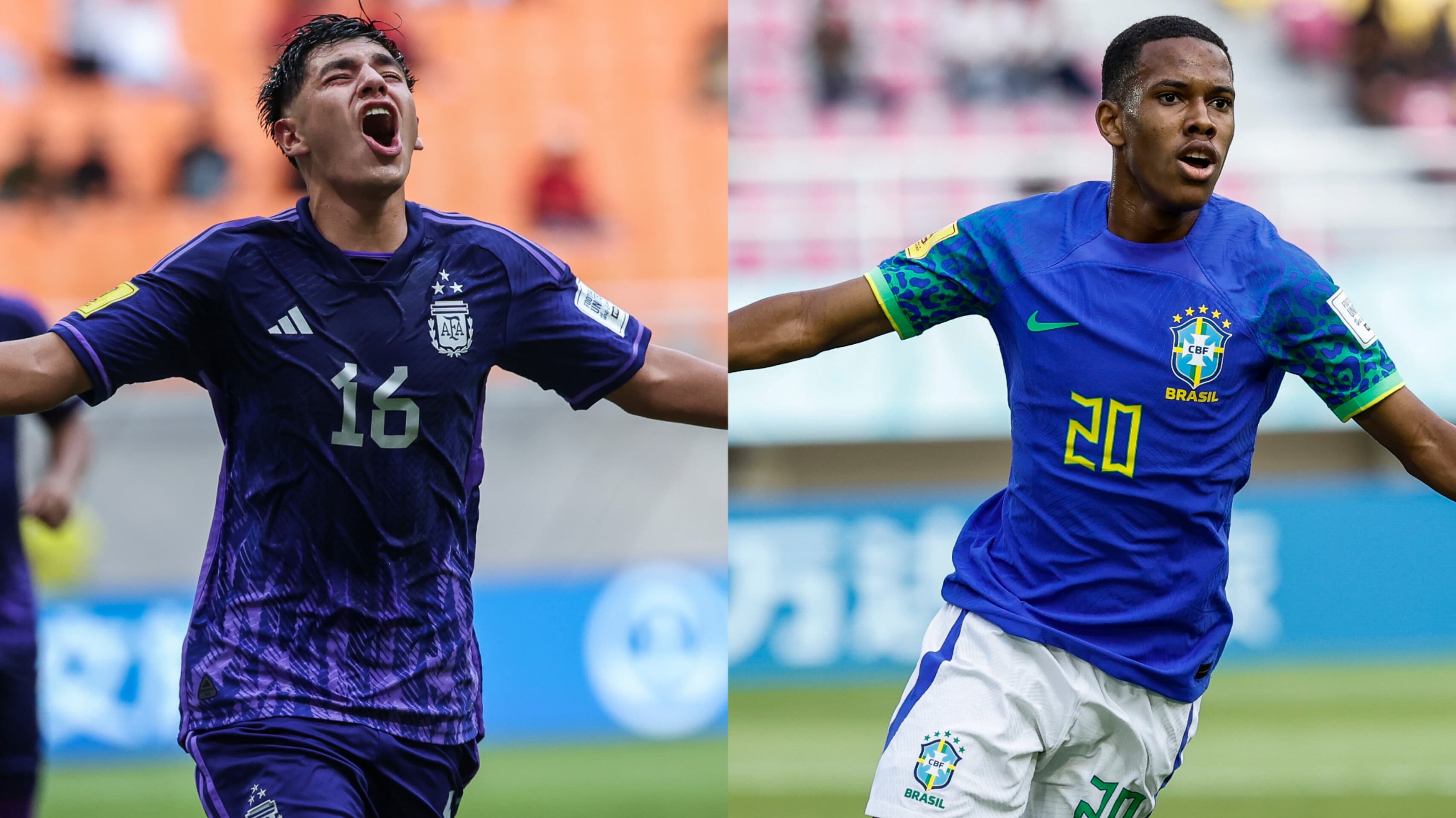 Argentina vs. Brasil en el Mundial sub 17