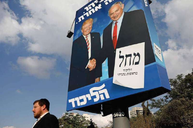 El primer ministro israelí, Benjamín Netanyahu, agradeció el apoyo de Donald Trump. / AFP