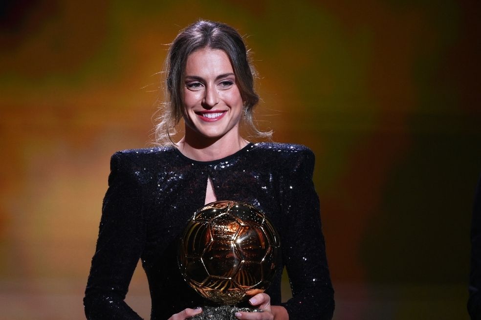 Alexia Putellas, ganadora del Balón de Oro femenino 2021.