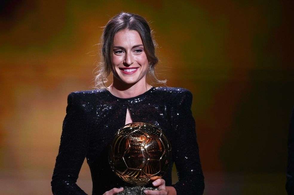 Alexia Putellas, ganadora del Balón de Oro femenino 2021.