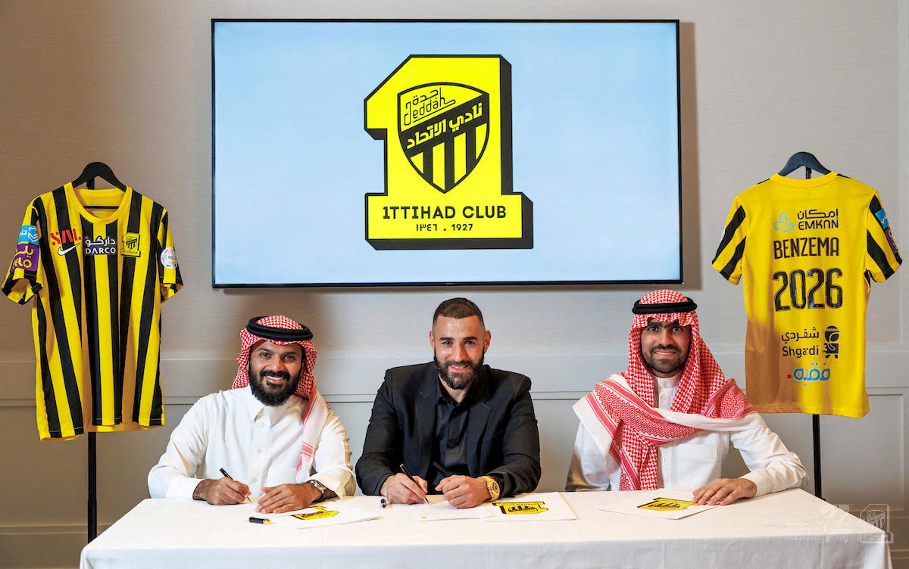 Karim Benzema llegó a Al Ittihad (un equipo de Arabia Saudita) en junio de 2023, después de su paso por el Real Madrid.